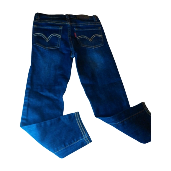 Girl's Gently worn dark wash Levi's Performance 710 supper skinny stylish jeans - Picture 8 of 13